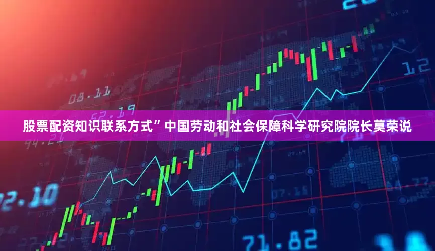 股票配资知识联系方式”中国劳动和社会保障科学研究院院长莫荣说